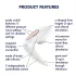 Satisfyer Pro 4 Couples - parivibraattori - ilmapulssitoiminto - valkoinen