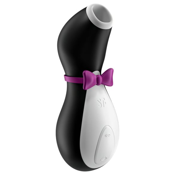 Satisfyer Penguin - ladattava klitoriskiihotin - vedenkestävä - musta-valkoinen