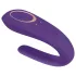 Satisfyer Double Classic - vedenpitävä, ladattava parivibraattori (lila)