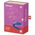 Satisfyer Double Whale - 2-moottorinen parivibraattori (sininen)