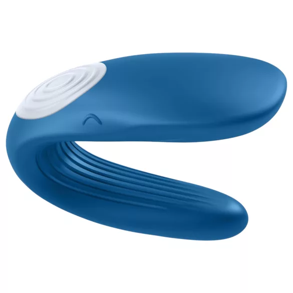 Satisfyer Double Whale - parivibraattori kahdella moottorilla - sininen
