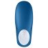 Satisfyer Double Whale - 2-moottorinen parivibraattori (sininen)