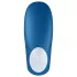 Satisfyer Double Whale - parivibraattori kahdella moottorilla - sininen