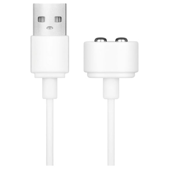 Satisfyer - magneettinen USB-latauskaapeli (valkoinen)