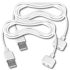 Satisfyer - magneettinen USB-latauskaapeli - 2 kpl (valkoinen)