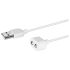 Satisfyer - magneettinen USB-latauskaapeli - 2 kpl (valkoinen)