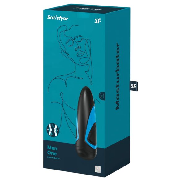 Satisfyer Men One - imukuppimasturbaattori - sininen/musta
