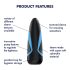 Satisfyer Men One - imu masturbaattori (sininen-musta)