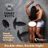 FEELZTOYS Funkybutts - ladattava langaton anaalivibraattorisetti (musta)
