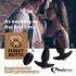 FEELZTOYS Funkybutts - ladattava langaton anaalivibraattorisetti (musta)