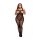 Baci Plus Size - verkkosukkamekko kuviolla - musta (XL-XXL)