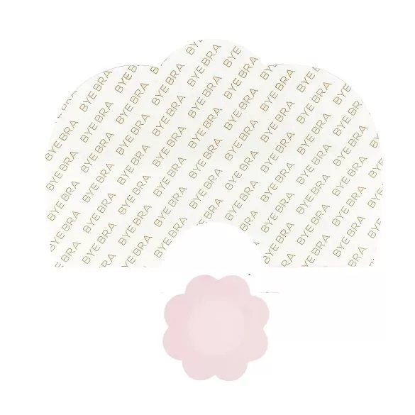 Bye Bra - rintojen kohotustarra D-F - näkymätön - pinkki (6 kpl)