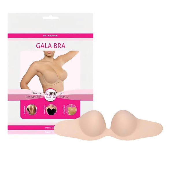 Bye Bra - push up - piilomallinen rintaliivit - nude