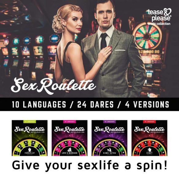 Sex Roulette Kinky - aikuisten seurapeli - 10 kielellä