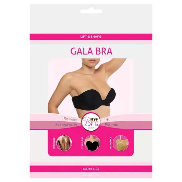 Bye Bra - push up - piilotettu rintaliivit - musta