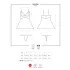 Obsessive - babydoll ja stringit - pitsi - valkoinen