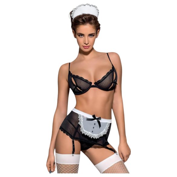 Obsessive Maidme - Sisäkköasu setti (6 osaa) - L/XL