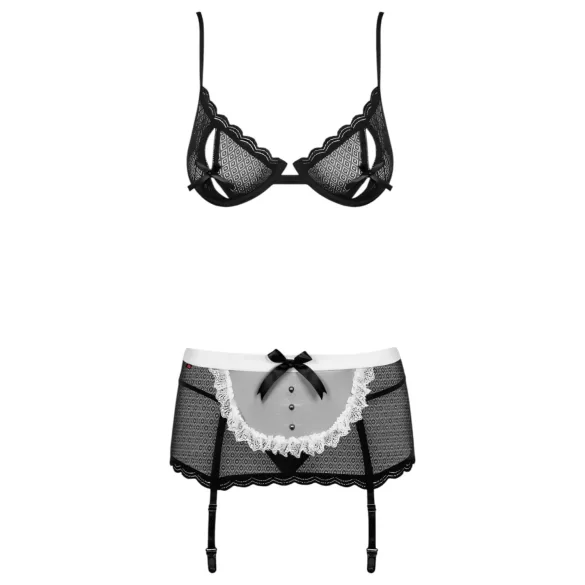 Obsessive Maidme - seksikäs siivoojatar asusetti - 6 osaa - L/XL