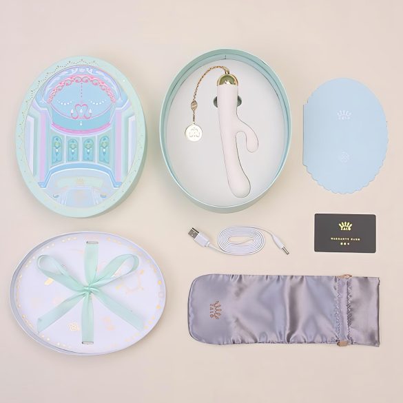 ZALO Ichigo Rabbit - älykäs luksusvibraattori (valkoinen)