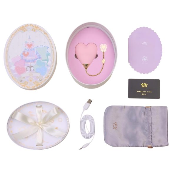 ZALO Baby Heart - älykäs vedenkestävä klitorisvibraattori (violetti)