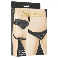 Sportsheets Plus Size - alakannon alaosa (musta)