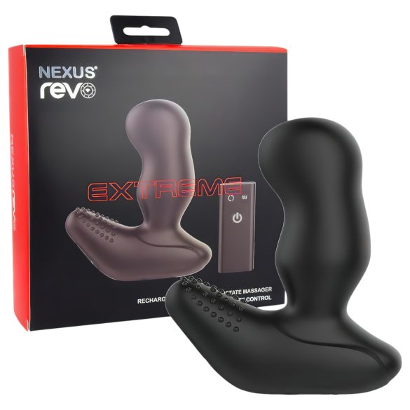 Nexus Revo Extreme - langoin pyörivä prostata-vibraattori (musta)