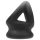 OXBALLS Tri-Squeeze - peniks rengas (musta)