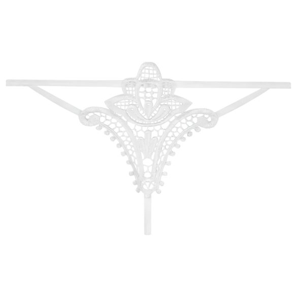 Obsessive Luiza - stringit - kukkakuvio - valkoinen - L/XL