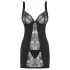 Obsessive Heartina - babydoll ja stringit - musta