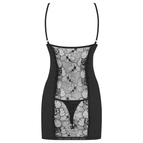 Obsessive Heartina - babydoll ja stringit - musta