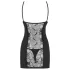 Obsessive Heartina - babydoll ja stringit - musta