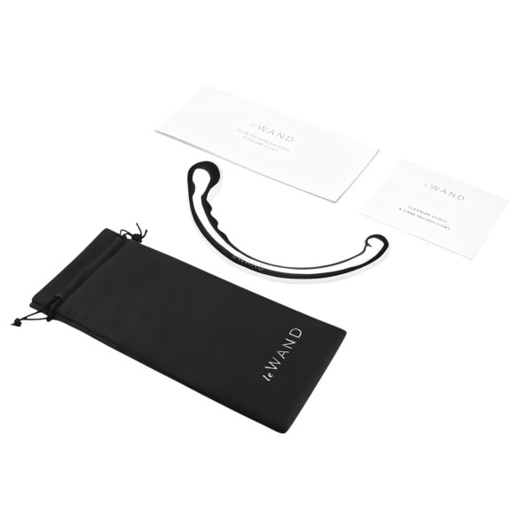 Le Wand - kaksipäinen dildō - ruostumaton teräs - hopea