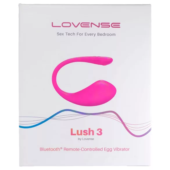 LOVENSE Lush 3 - älykäs vibrokuula (pinkki)