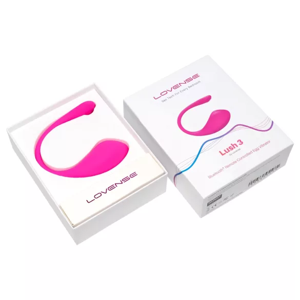 LOVENSE Lush 3 - älykäs vibrokuula (pinkki)