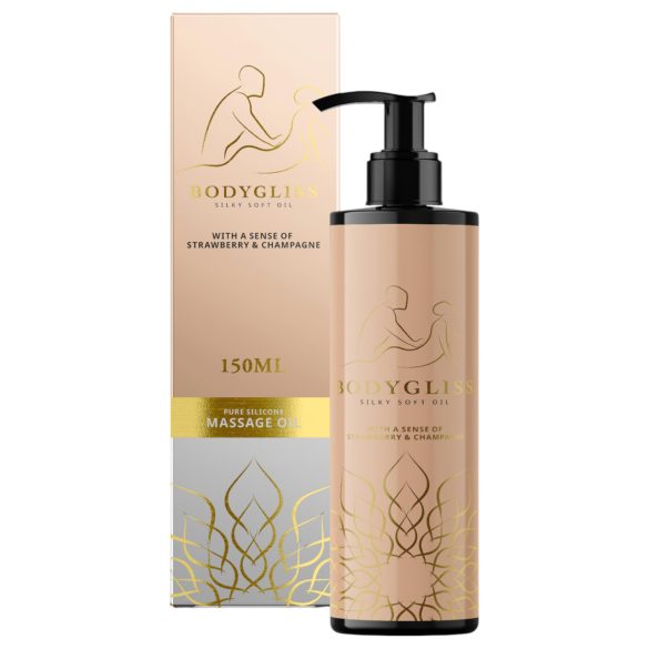 Bodygliss - hierontaöljy ja liukuvoide - mansikka (150ml)