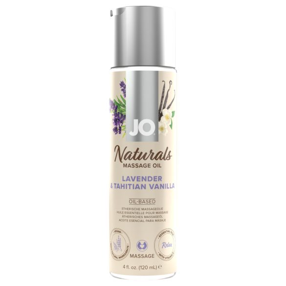 System JO - hierontaöljy - laventeli-vanilja (120ml)