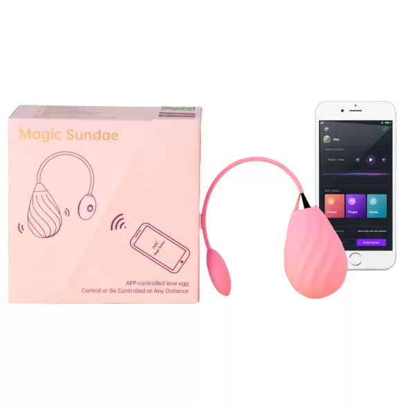 Magic Motion Sundae - älyvibraatio muna - ladattava - pinkki