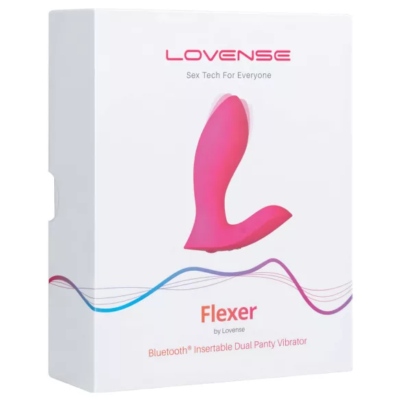 LOVENSE Flexer Panty - ladattava 2‑in‑1 vibraattori (vaaleanpunainen)