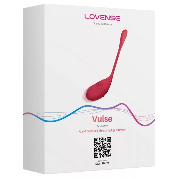 LOVENSE Vulse - älykäs, työntävä vibromuna (punainen)