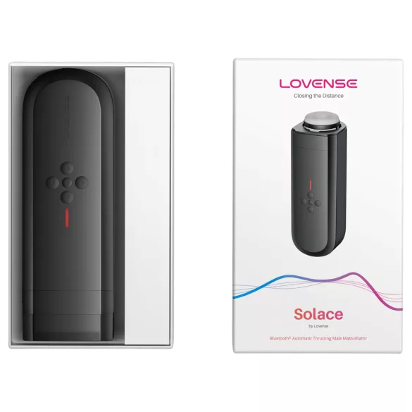 Lovense Solace - Sovelluksella ohjattava masturbointilaite miehille (musta)