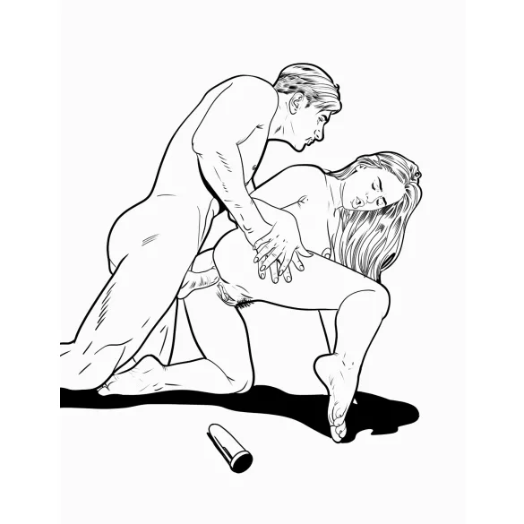 WoodRocket - aikuisten värityskirja - anaali seksi