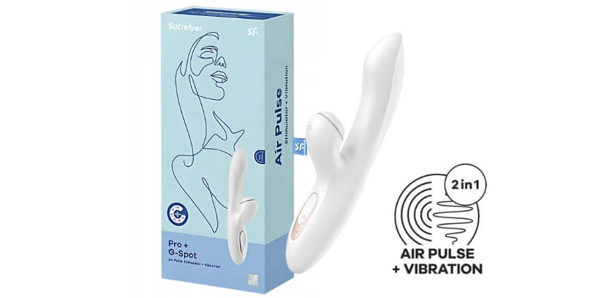 Satisfyer Pro+ G-spot – klitoris- ja g-pistevibraattori