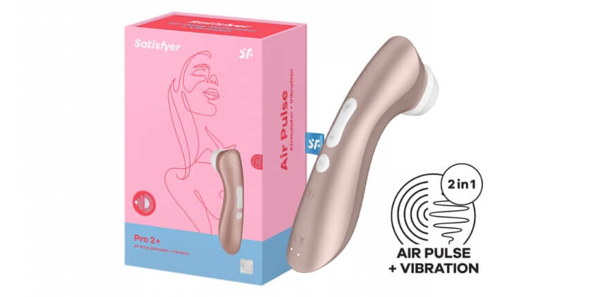 Satisfyer Pro 2+ - ladattava klitorisstimulaattori