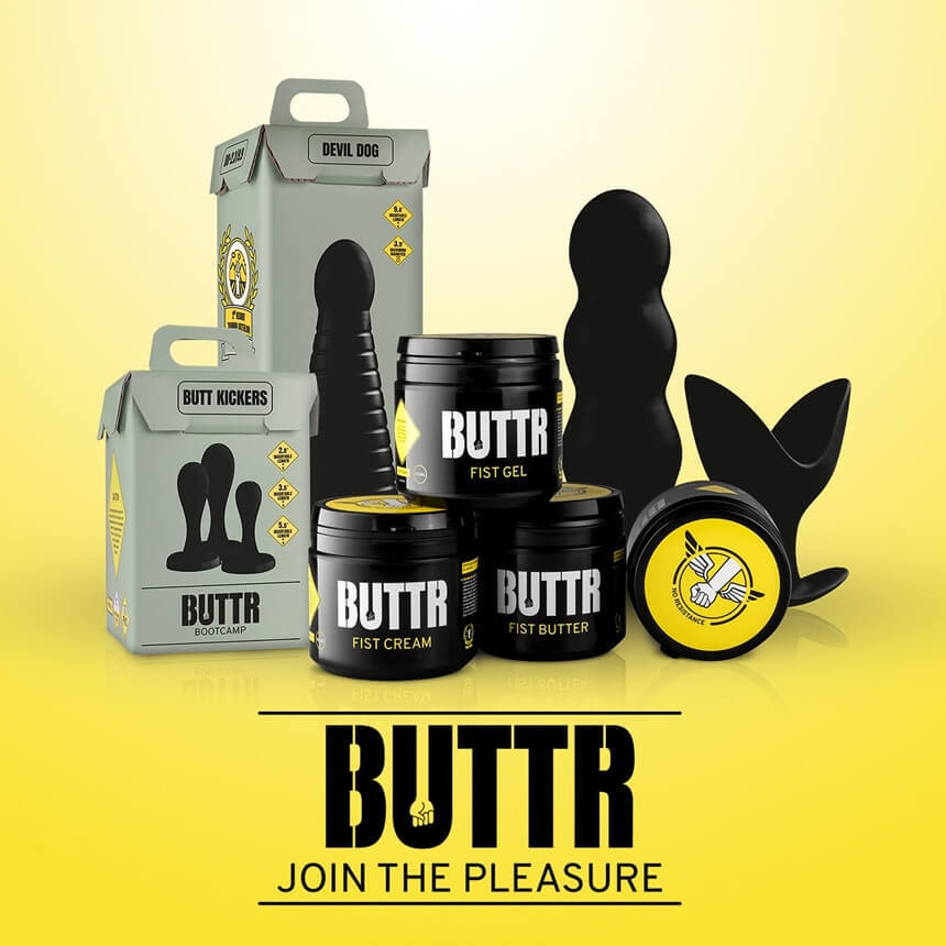 BUTTR fisting -tuotteet: fisting-geeli, fisting-dildo, fisting-hanska | Desirel.fi Sex Shop - 100% huomaamaton