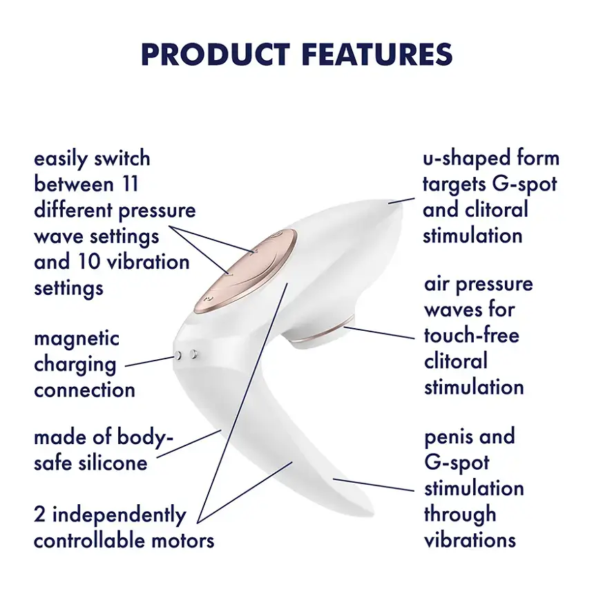 Satisfyer Pro 4 Couples - ladattava klitorisstimulaattorivibraattori