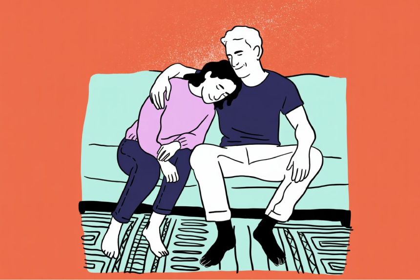 Pariskunta käpertyy lähekkäin sohvalle. | Sex Shop United Kingdom Desirel.co.uk