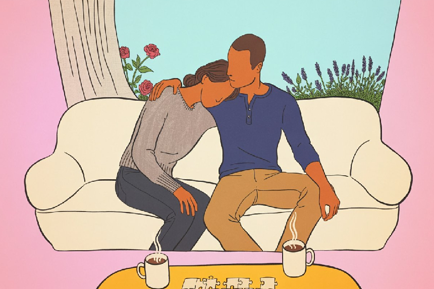 Pariskunta panostaa ei-seksuaaliseen läheiseen hetkeen. | Sex Shop United Kingdom Desirel.co.uk